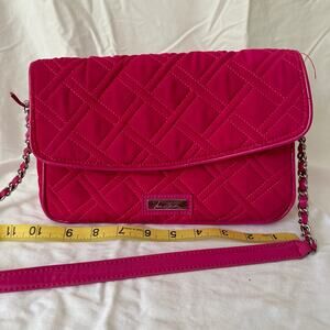 Pink Vera Bradley purse bag chain strap organizer  A-46